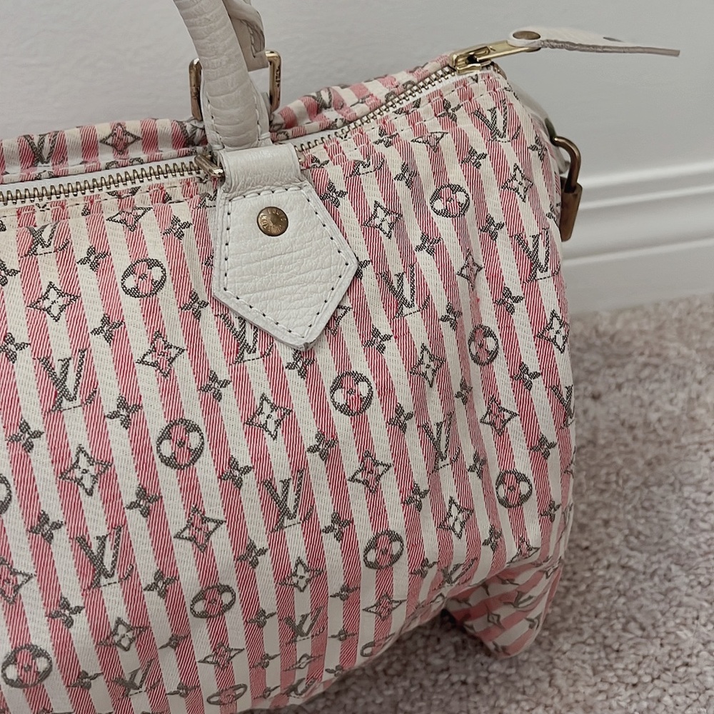 Louis Vuitton Monogram Mini Lin Speedy 30 - Picture 2 of 15